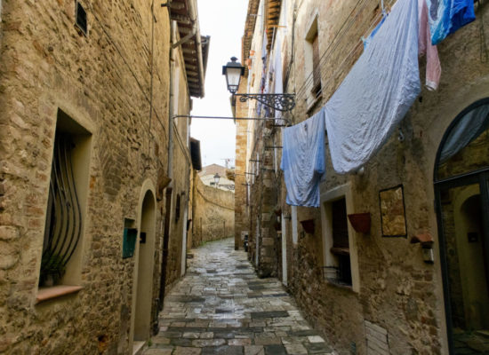 local narrow street